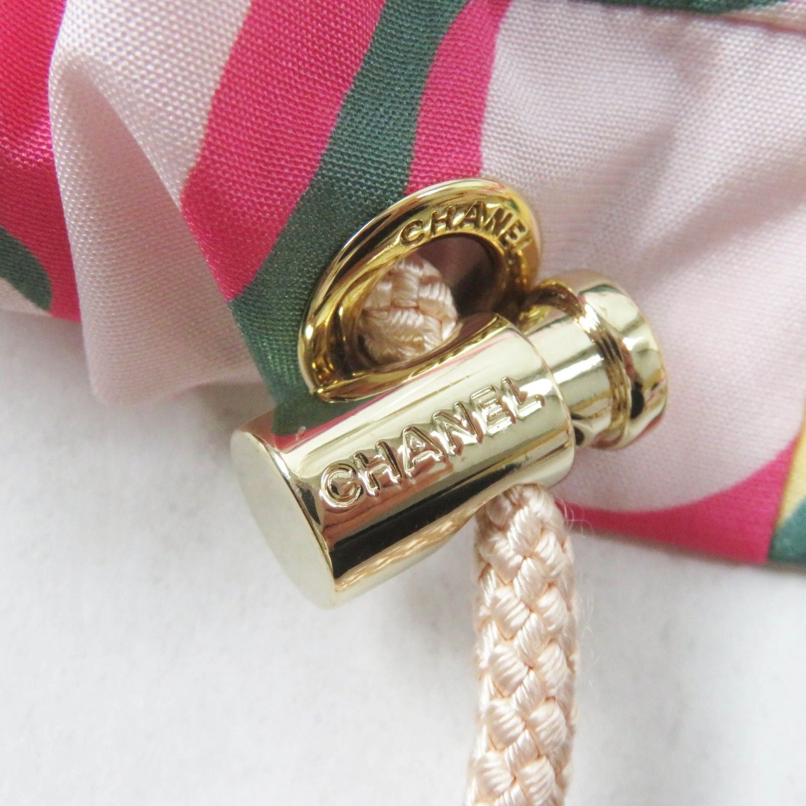 CHANEL 21AW Silk 100% Logo Print Hooded Zip-Up Jacket Blouson
