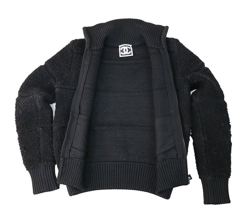 CHANEL スポーツ CCロゴ 08A ウールジャケット ブルゾン