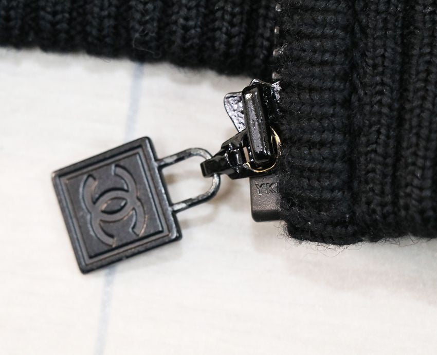 CHANEL スポーツ CCロゴ 08A ウールジャケット ブルゾン