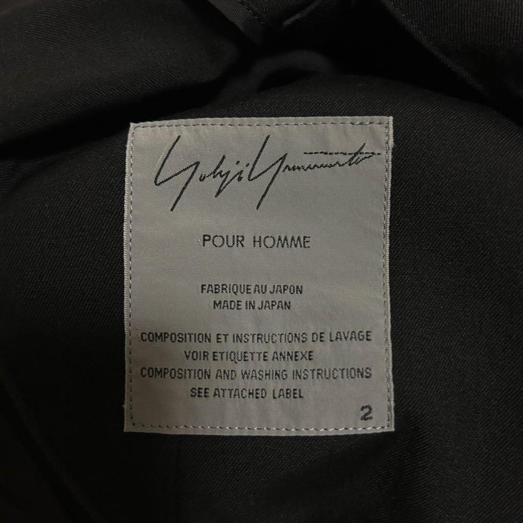 Yohji Yamamoto POUR HOMME 06SS ジップデザイン テーラードジャケット