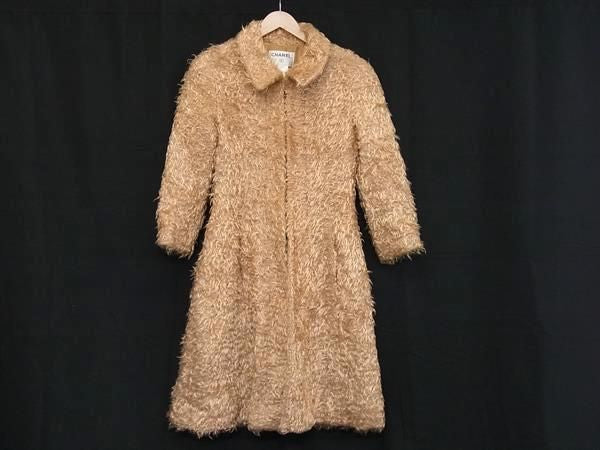 CHANEL Nylon Wool Long Coat