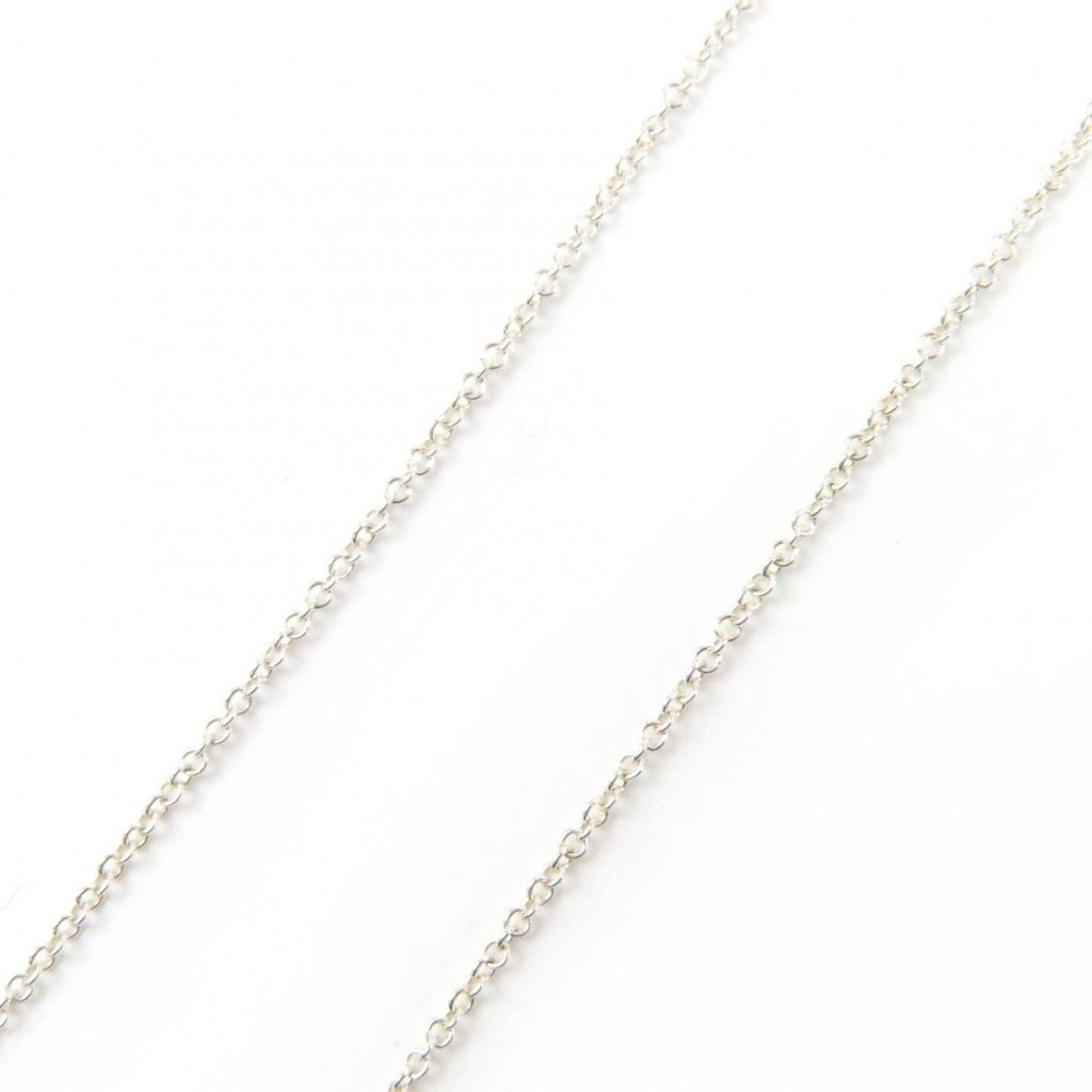 TIFFANY & Co. Paloma Picasso Olive Leaf Pendant Necklace AG925 Silver Pearl