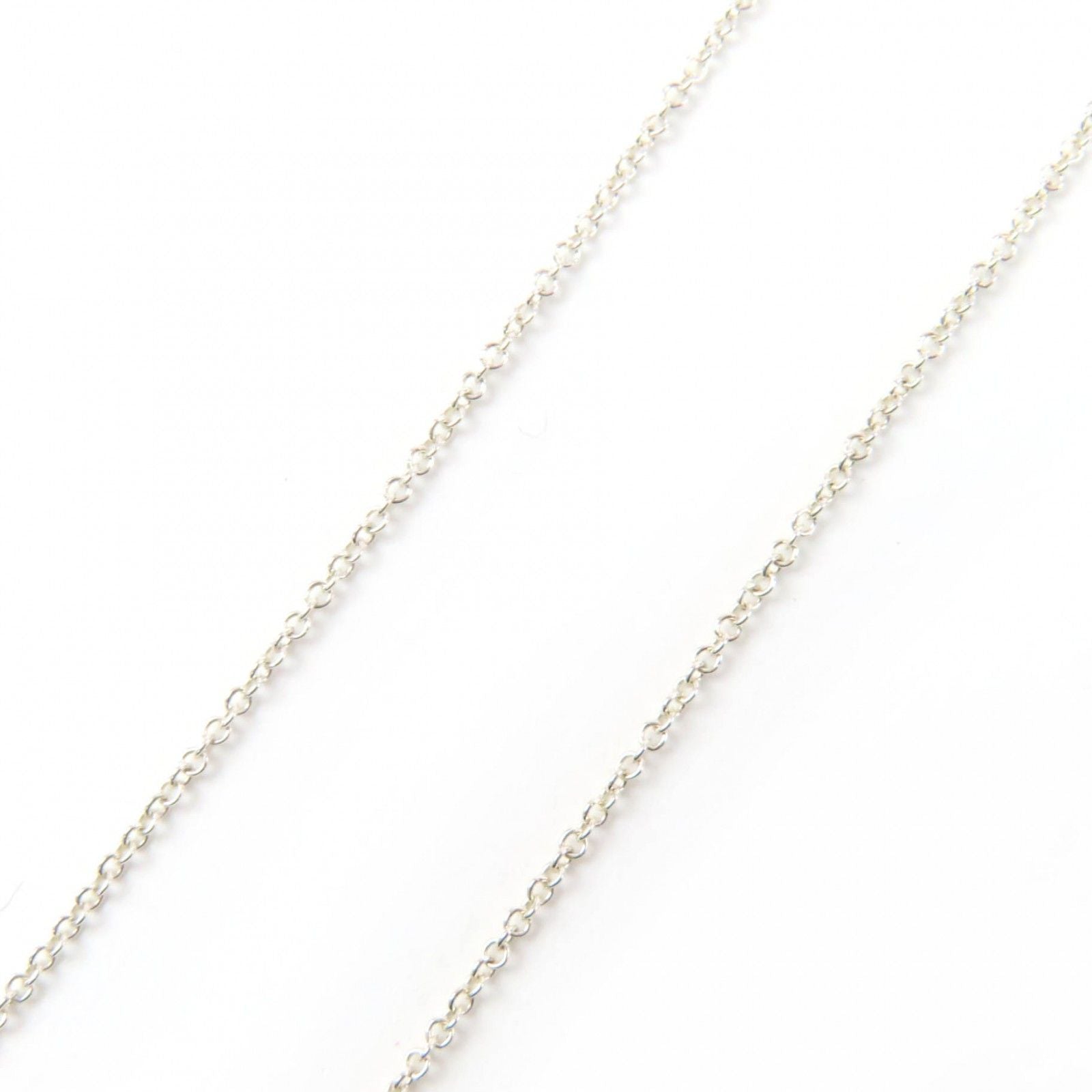 TIFFANY & Co. Paloma Picasso Olive Leaf Pendant Necklace AG925 Silver Pearl