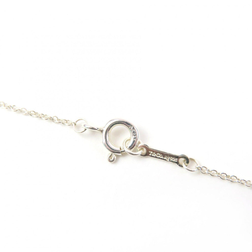TIFFANY & Co. Paloma Picasso Olive Leaf Pendant Necklace AG925 Silver Pearl