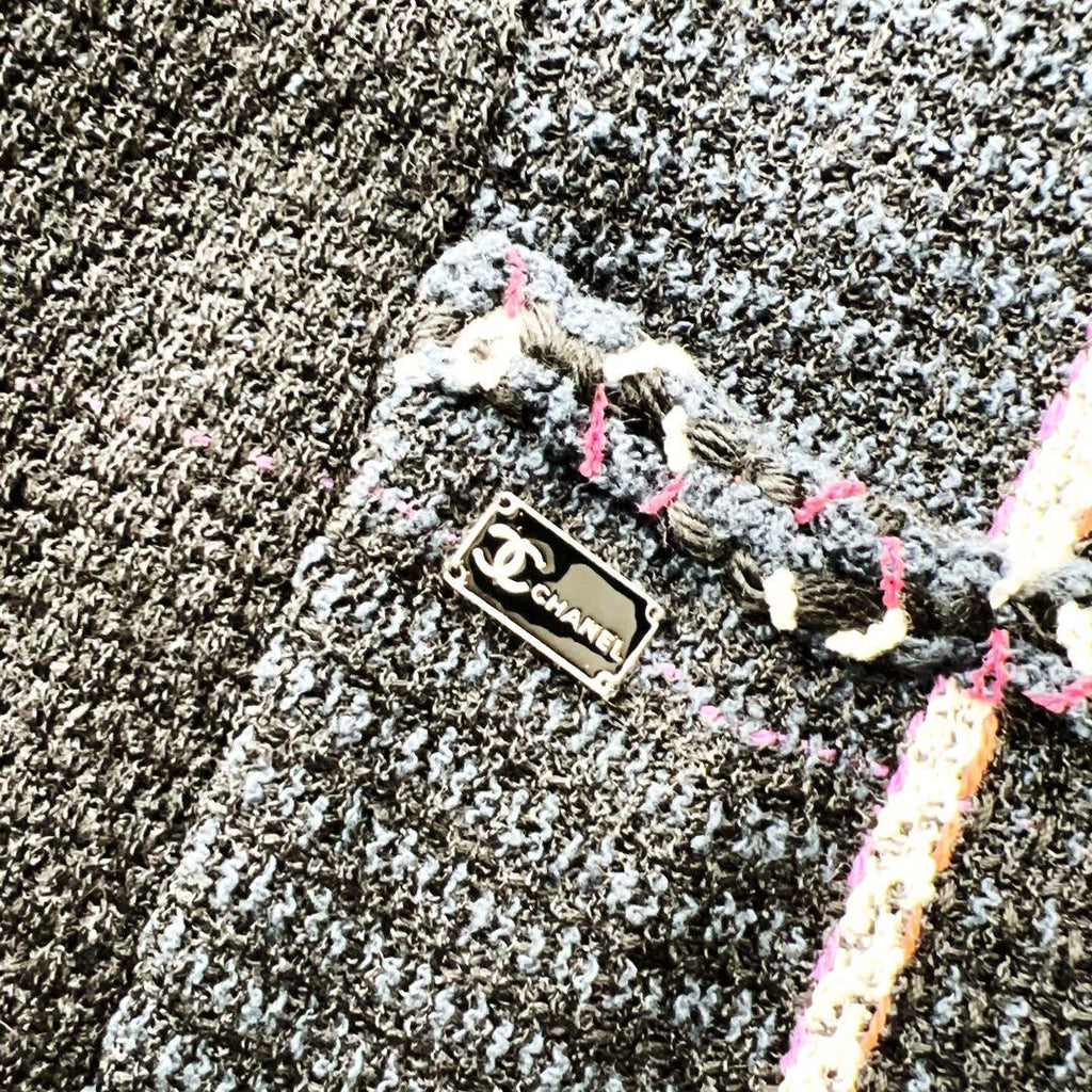 CHANEL Tweed Jacket Suit 3-Piece Set (Jacket, Skirt & Top)