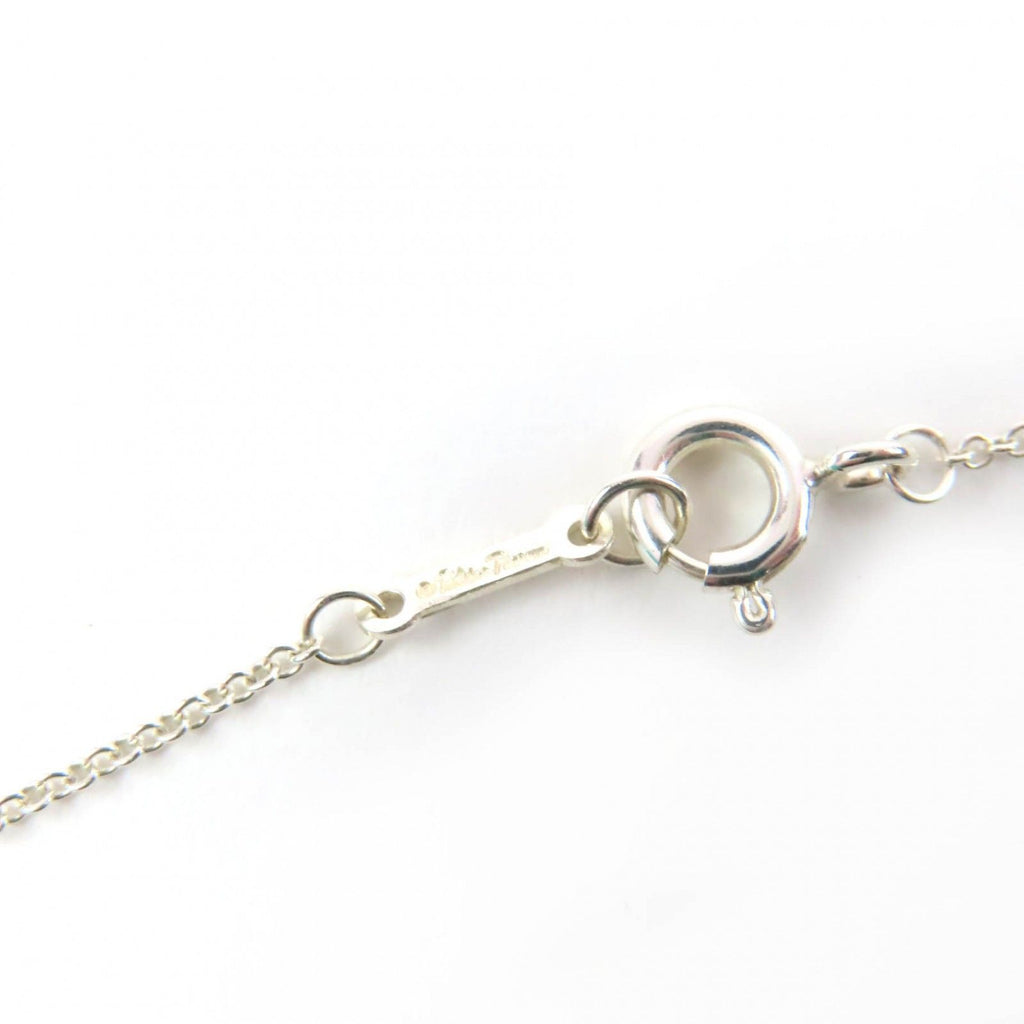 TIFFANY & Co. Paloma Picasso Olive Leaf Pendant Necklace AG925 Silver Pearl