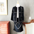 CHANEL Tweed Jacket Suit 3-Piece Set (Jacket, Skirt & Top)