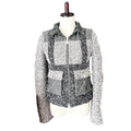 CHANEL Tweed Down Padded Vest Jacket
