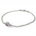 TIFFANY & Co. Elsa Peretti Color by the Yard Amethyst Bracelet SV925 Silver