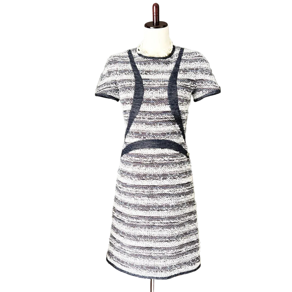 CHANEL MIX Tweed Gripoix One-Piece Dress