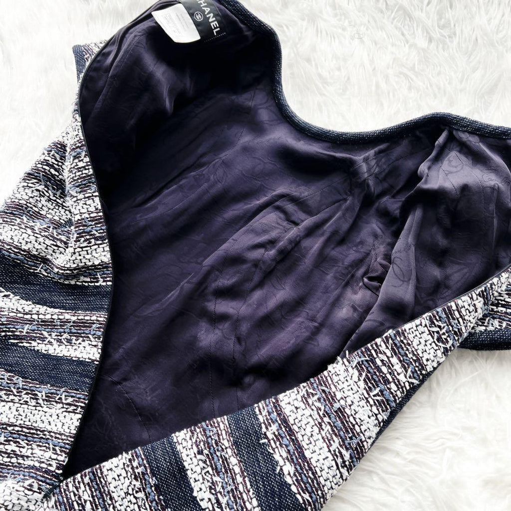 CHANEL MIX Tweed Gripoix One-Piece Dress