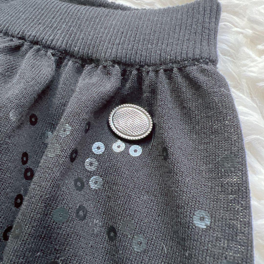 CHANEL Sequin CC Logo Setup Suit Jacket & Skirt