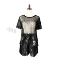 CHANEL Sequin CC Logo Setup Suit Jacket & Skirt