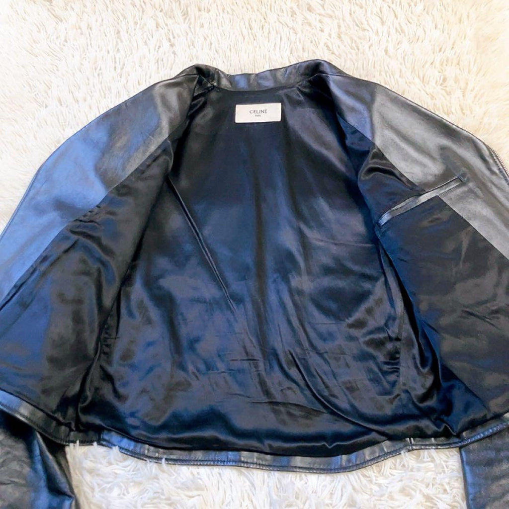 CELINE CLASSIC BIKER JACKET DOUBLE RIDERS