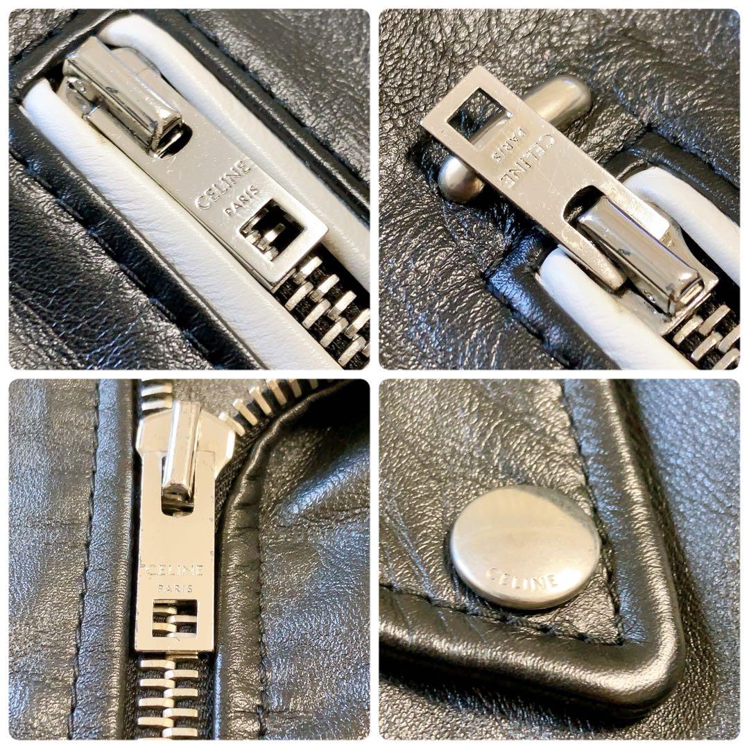 CELINE CLASSIC BIKER JACKET DOUBLE RIDERS