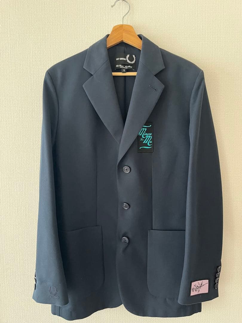 RAF SIMONS × FRED PERRY PATCHED BLAZER