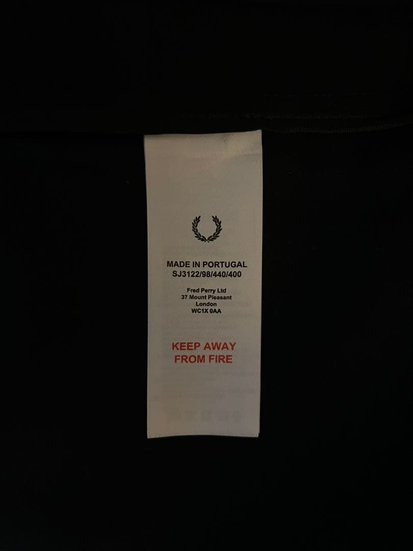 RAF SIMONS × FRED PERRY PATCHED BLAZER