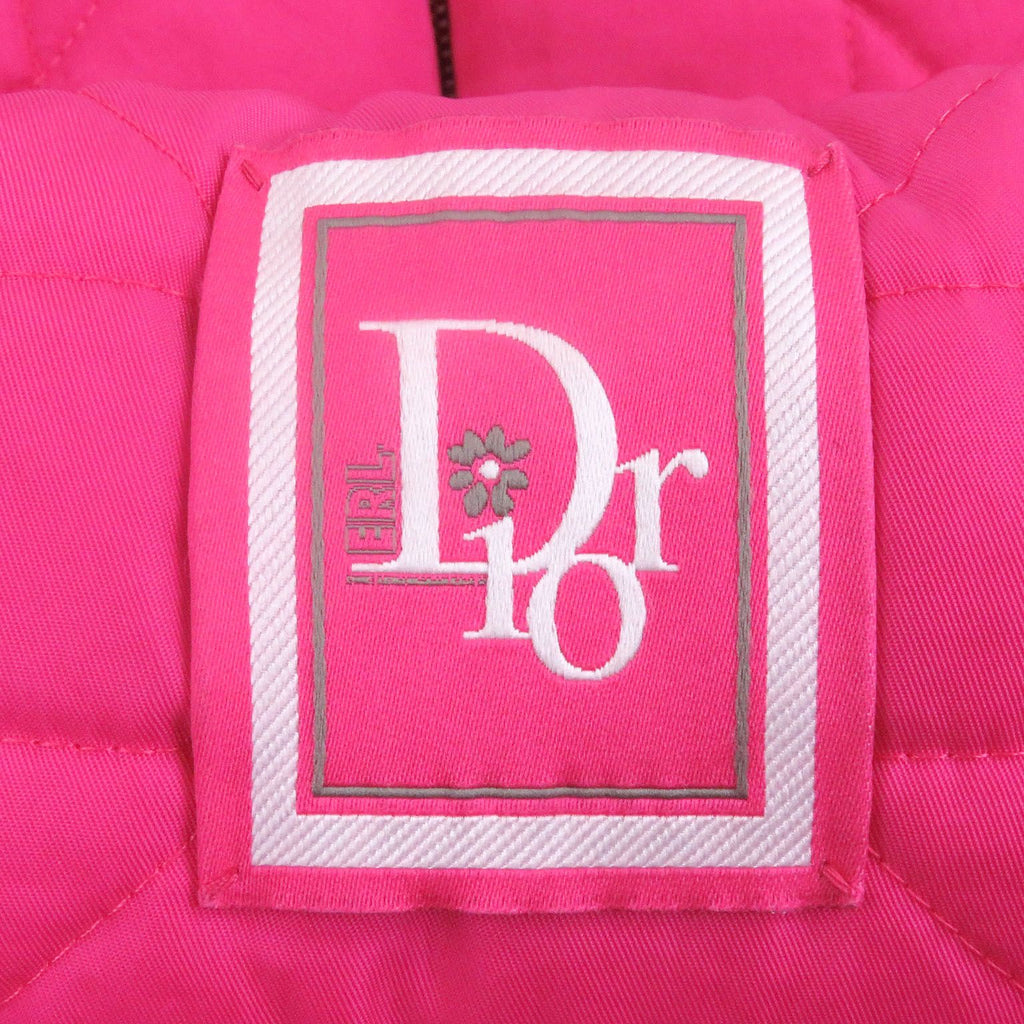 DIOR HOMME x ERL Cannage Logo Patch Padded Puffer Jacket Pink Size 48