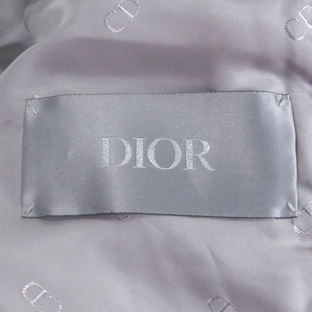 DIOR HOMME x ERL Cannage Logo Patch Padded Puffer Jacket Pink Size 48