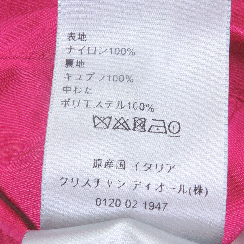 DIOR HOMME x ERL Cannage Logo Patch Padded Puffer Jacket Pink Size 48