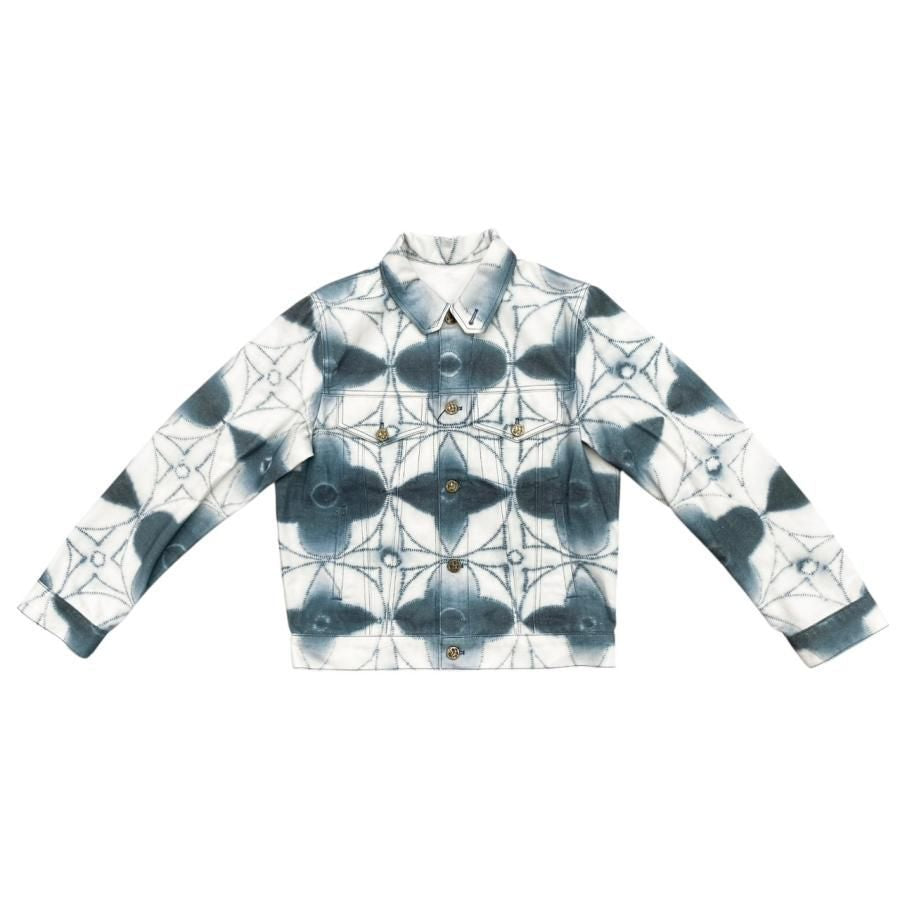 LOUIS VUITTON Monogram Flower Shibori Printed Jacket RM231 X67 HOA90W Size 44