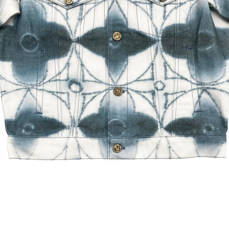 LOUIS VUITTON Monogram Flower Shibori Printed Jacket RM231 X67 HOA90W Size 44