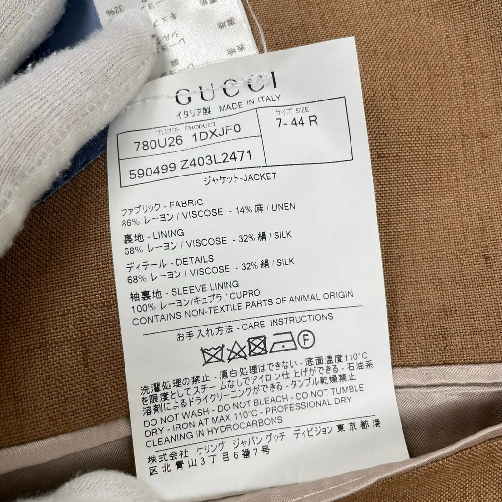 GUCCI "The Play Of The Abnormal" Jacket Size 44