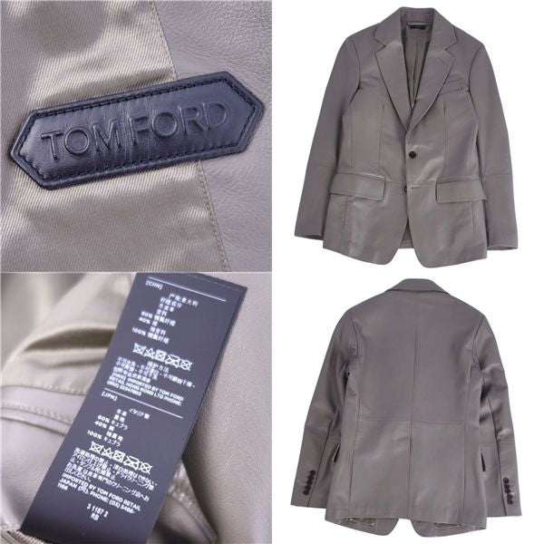 TOM FORD Lamb Leather Jacket Size 46
