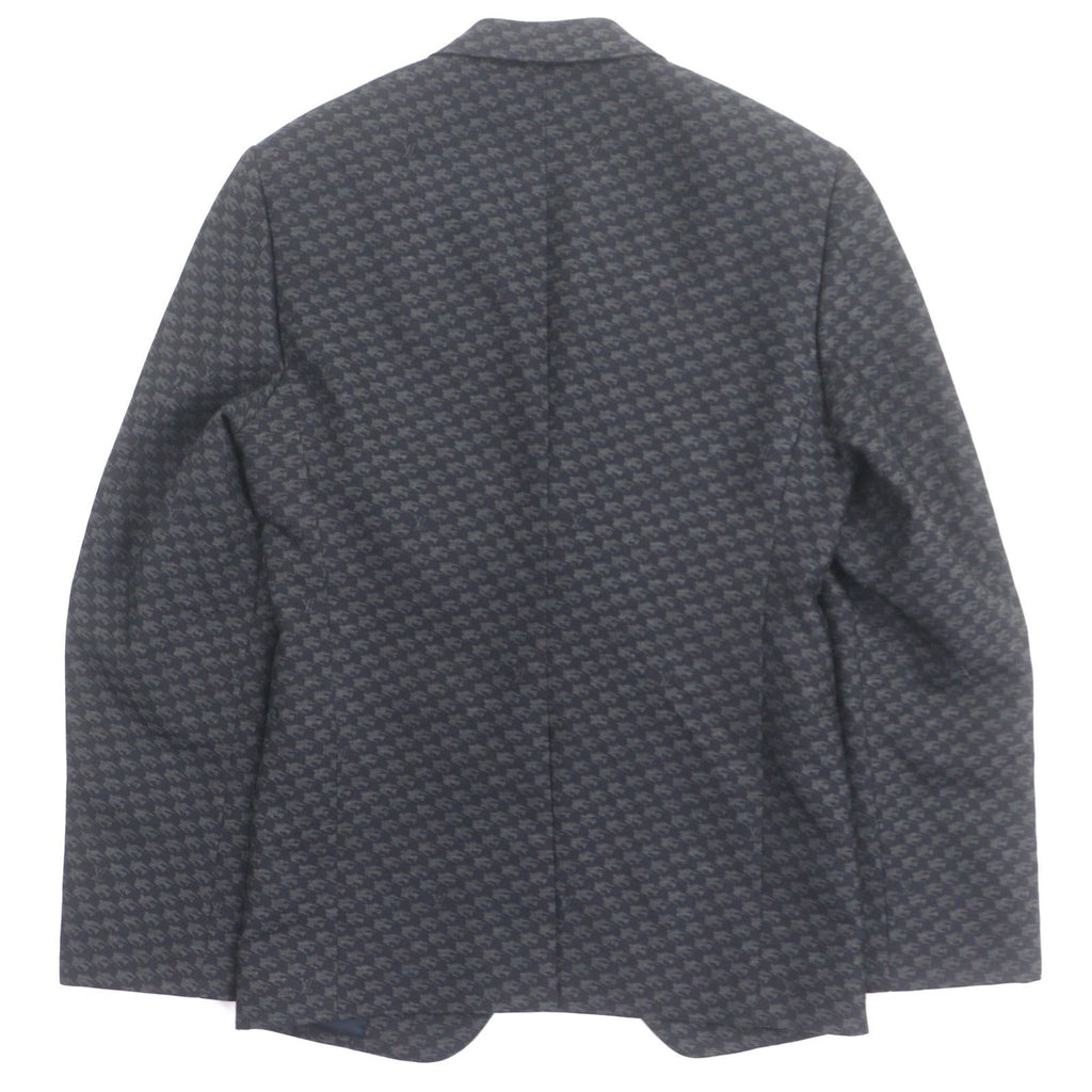 LOUIS VUITTON 23AW Pont Neuf Fit LV Logo All-Over Single Tailored Jacket Navy Size 46