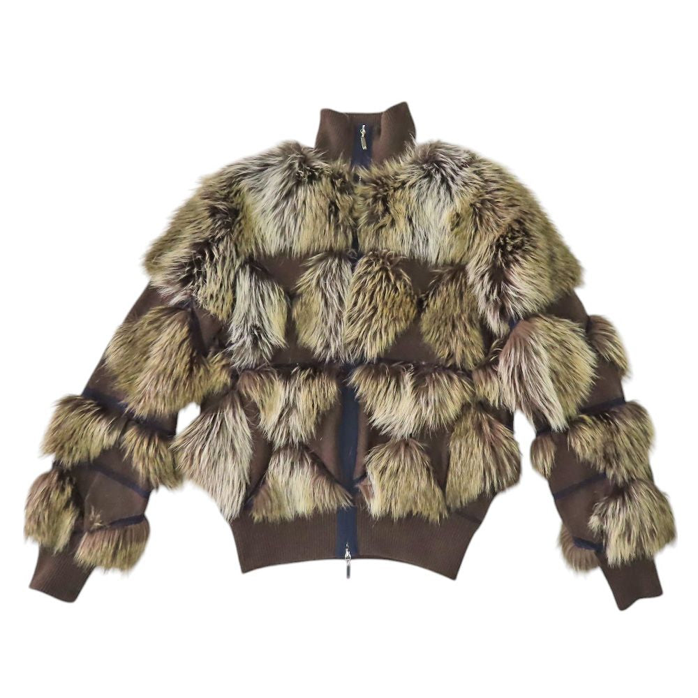 CHANEL Cashmere Blouson Jacket Size 36