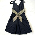 CHANEL Camellia Ribbon Dress CC Mark Hardware Size 36 Unworn