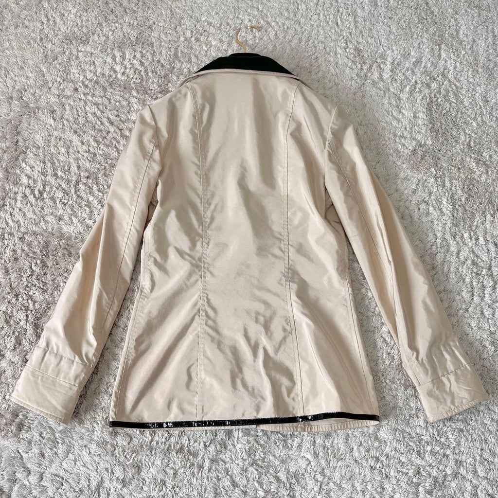 CHANEL Matelasse CC Button Tailored Jacket Size 34