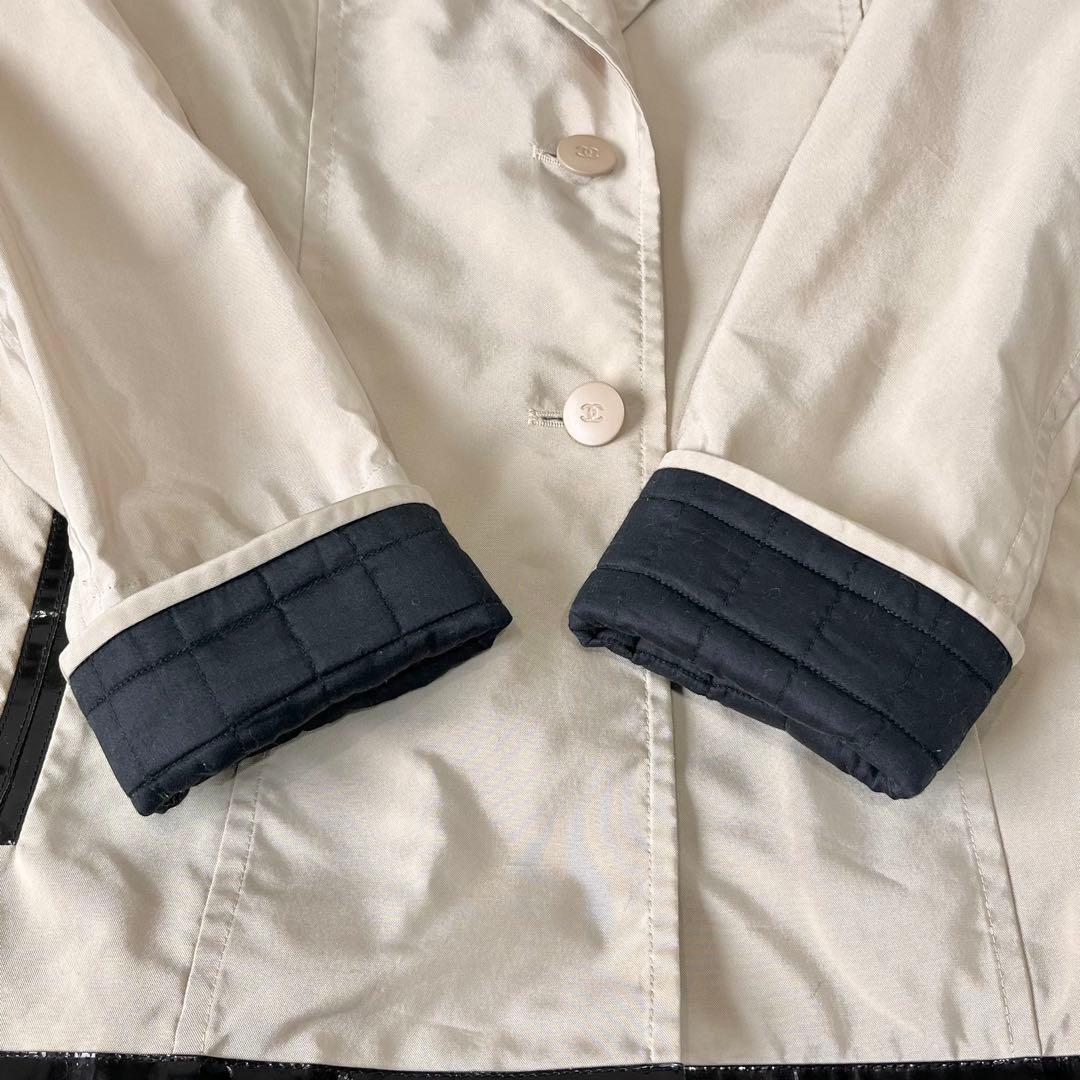 CHANEL Matelasse CC Button Tailored Jacket Size 34