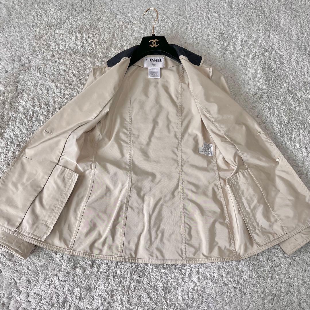 CHANEL Matelasse CC Button Tailored Jacket Size 34