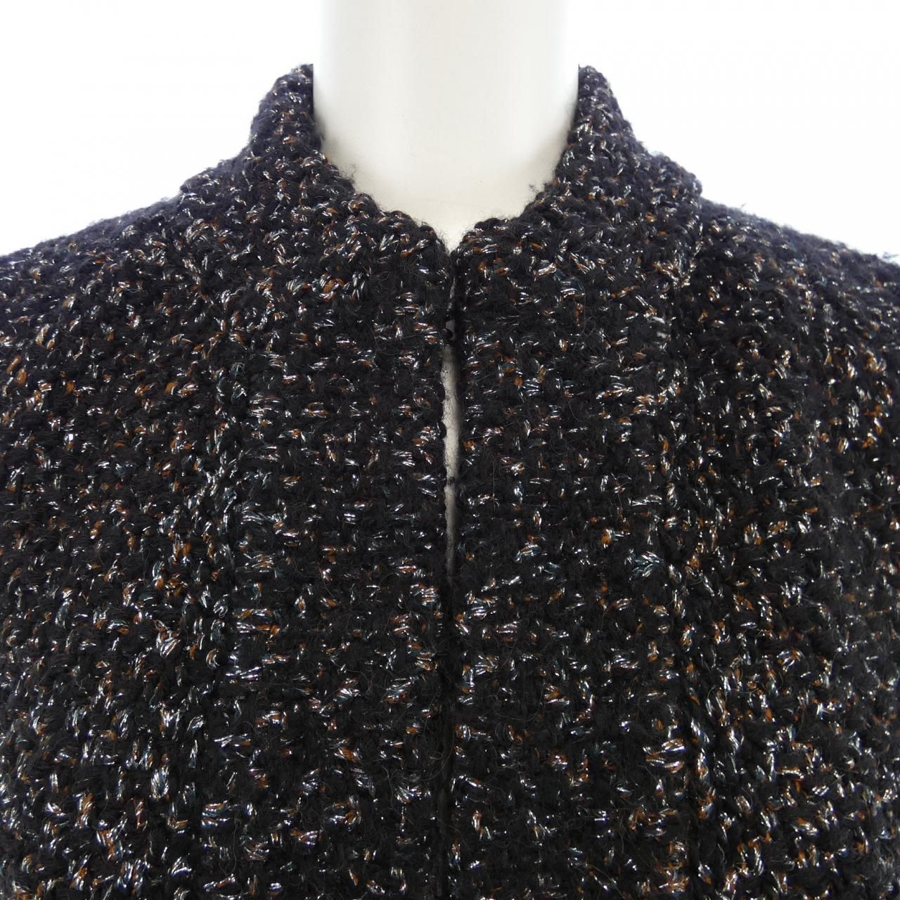CHANEL Vintage 03A No Collar Jacket P21873V01381 Size 38