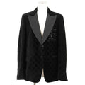 GUCCI GG Velour Tailored Jacket Size 56 Made to Order