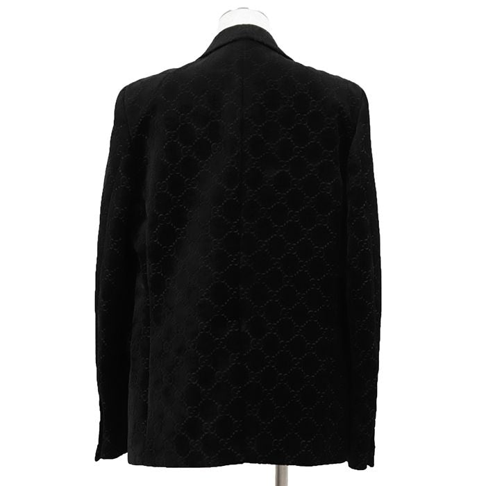 GUCCI GG Velour Tailored Jacket Size 56 Made to Order
