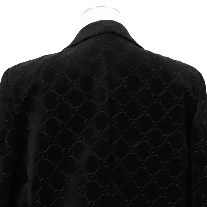 GUCCI GG Velour Tailored Jacket Size 56 Made to Order