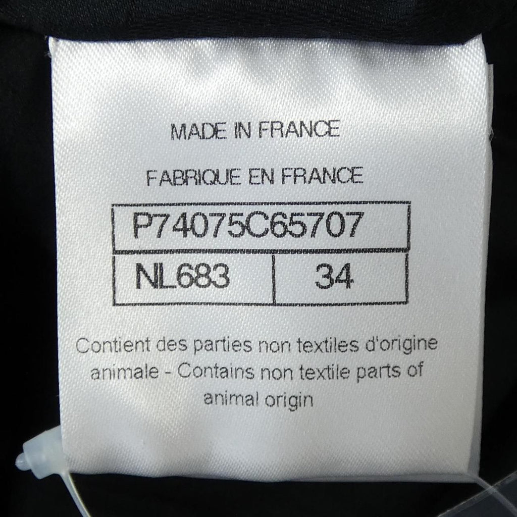 CHANEL Leather Jacket Size 34