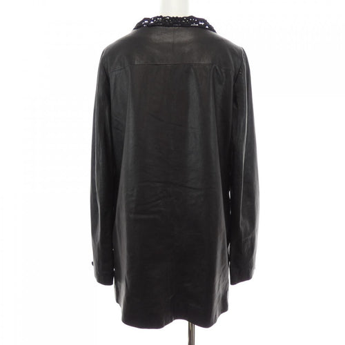 CHANEL 09A Leather Jacket Size 34