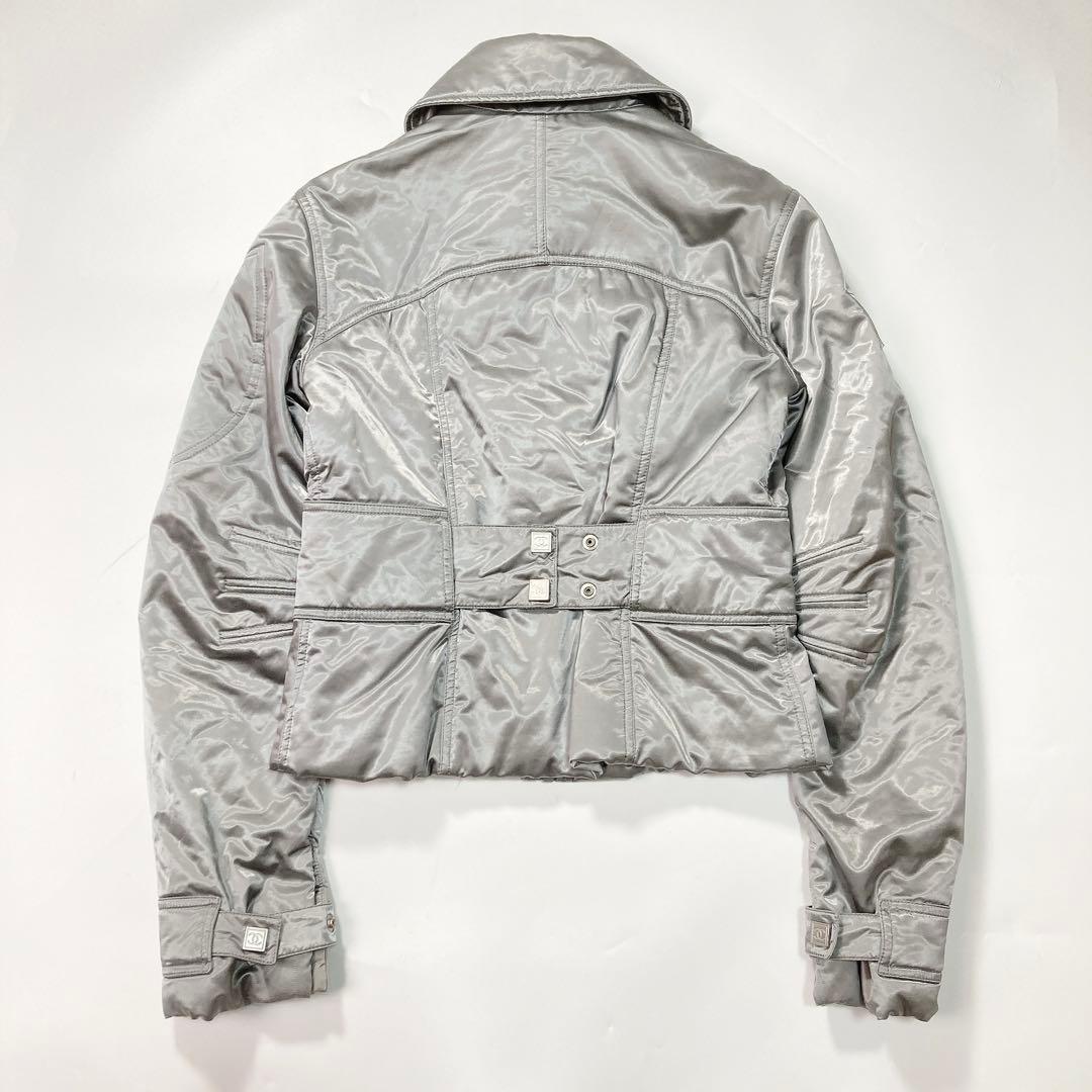 CHANEL Sport Line 04A CC Logo Padded Jacket Blouson Size 40