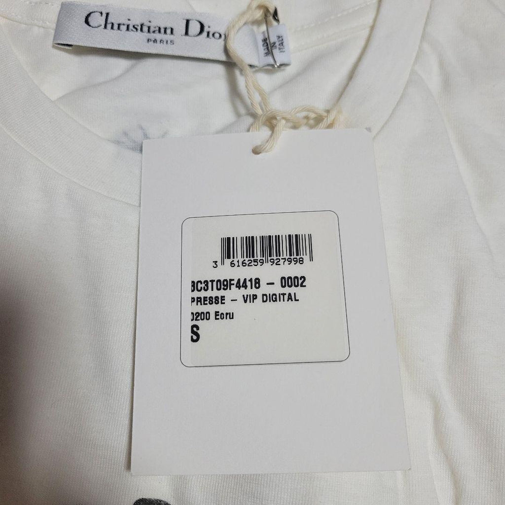 Christian Dior 22AW "Sisterhood Is Global" Print T-Shirt White Size XS