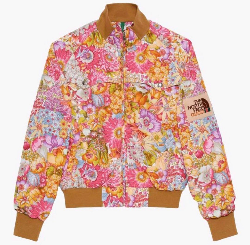 GUCCI x THE NORTH FACE Floral Bomber Jacket Size XS