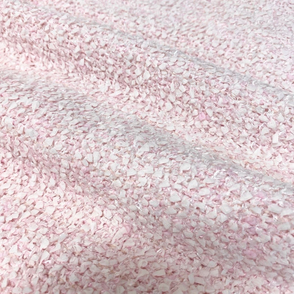 CHANEL 04C Fancy Tweed Tailored Jacket Pink CC Mark Size 40