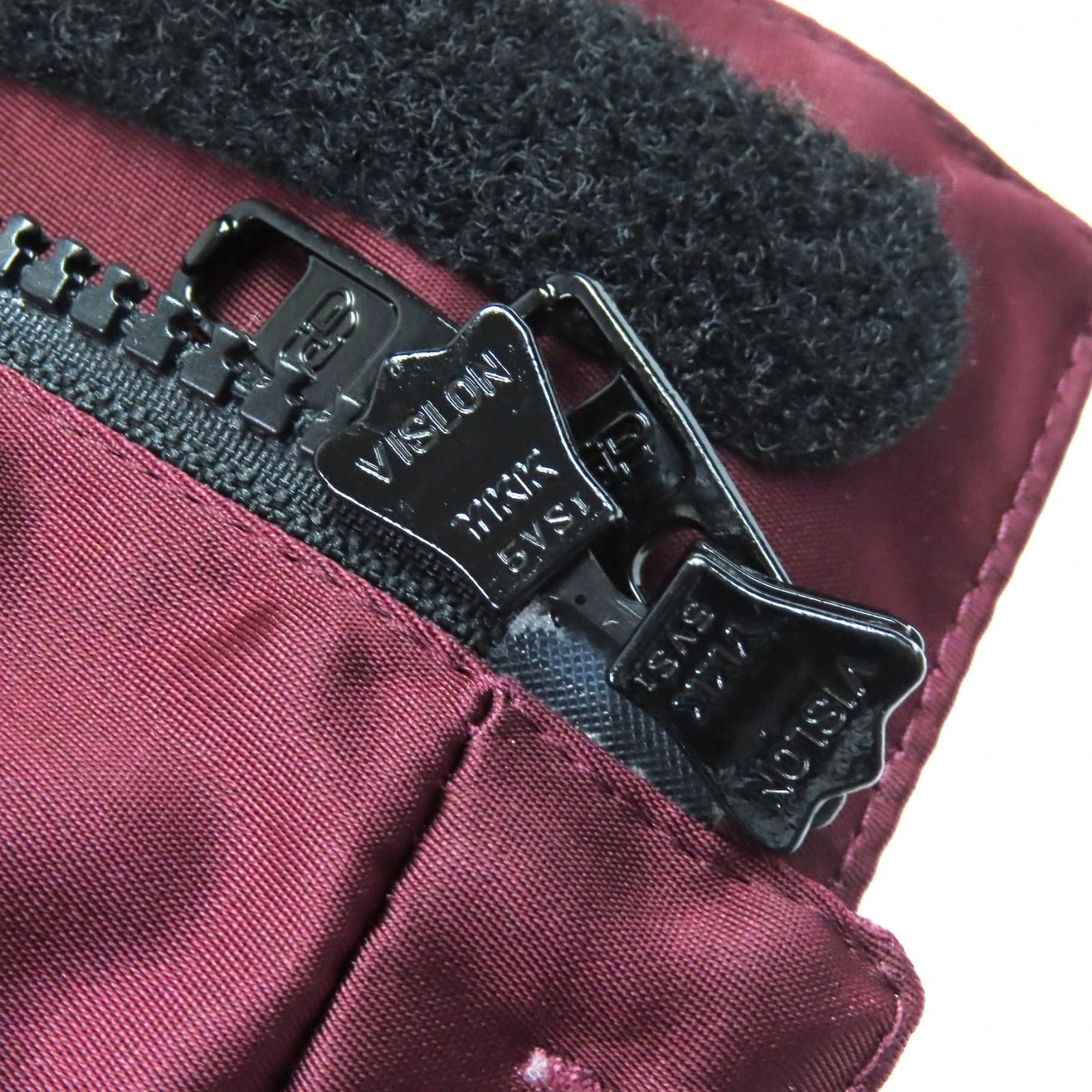 BALENCIAGA 594907 Grape Nylon Oversize Hooded Padded Coat Bordeaux Size 42