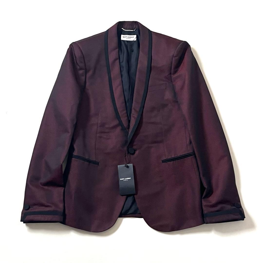 SAINT LAURENT Trimmed Smoking Jacket Hedi Era 13SS Size 46