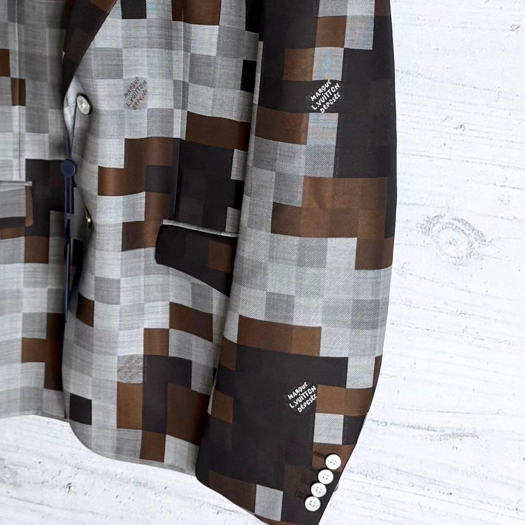 LOUIS VUITTON 24AW ダモフラージュジャケット シルクブレンド サイズ54 (L-XL)
