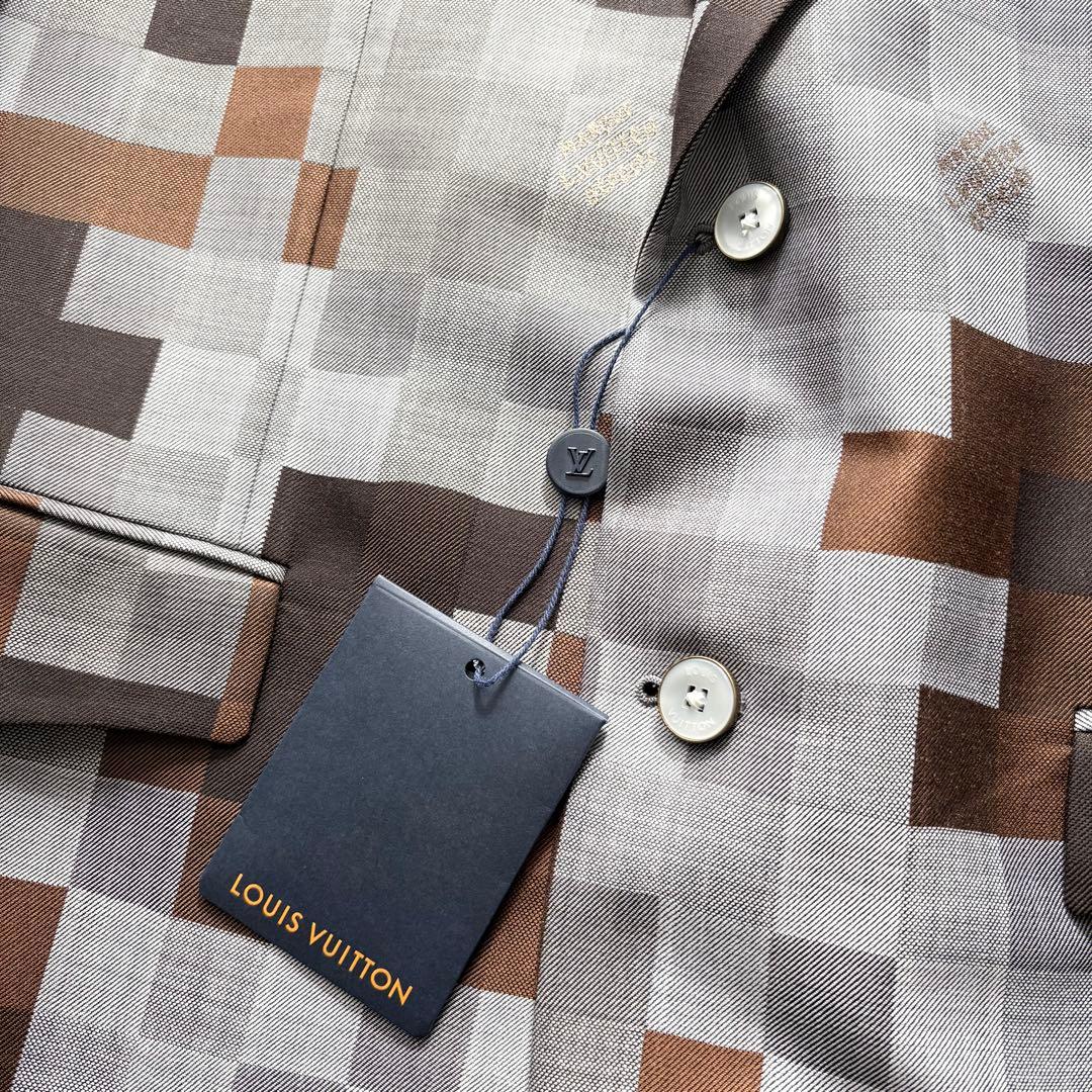 LOUIS VUITTON 24AW ダモフラージュジャケット シルクブレンド サイズ54 (L-XL)