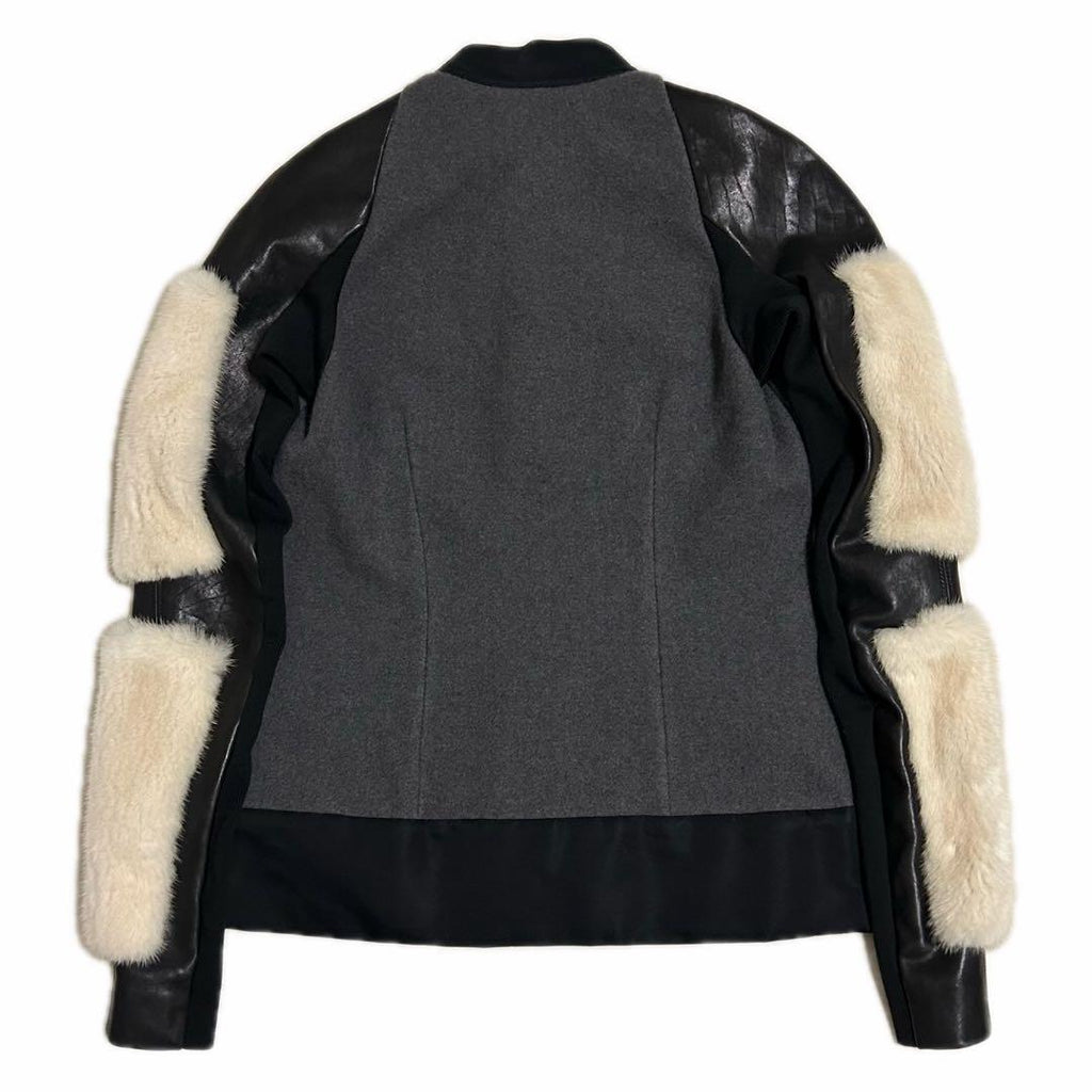 Rick Owens Fur Mix Jacket Blouson