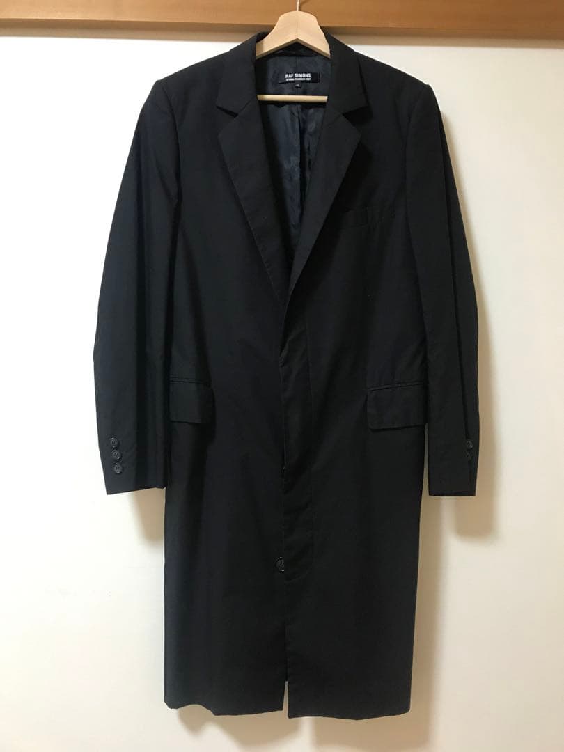 RAF SIMONS 2007SS チェスターコート ブラック サイズ44